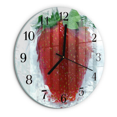 Reloj de pared redondo Fresa