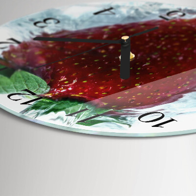 Reloj de pared redondo Fresa