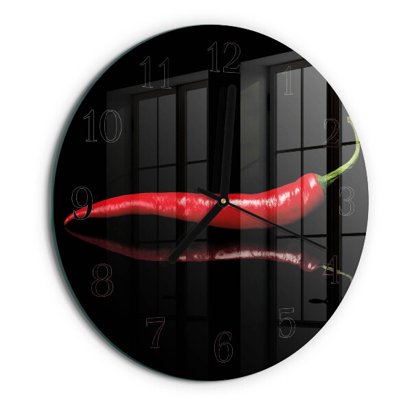 Reloj de pared redondo Ají picante