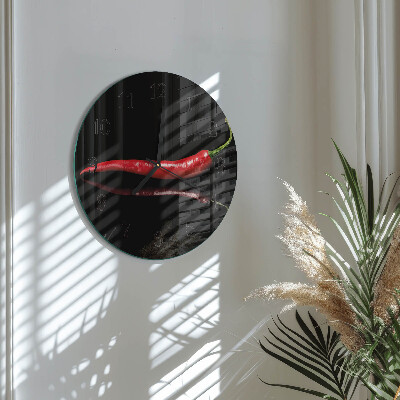 Reloj de pared redondo Ají picante