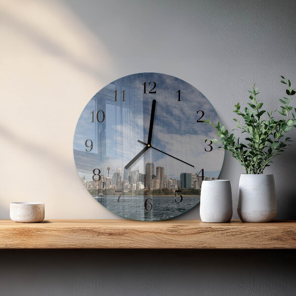 Reloj de pared redondo Ciudad