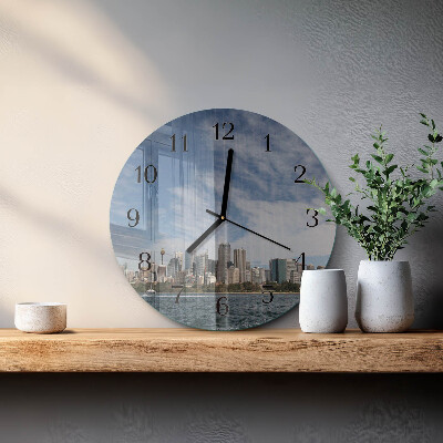 Reloj de pared redondo Ciudad