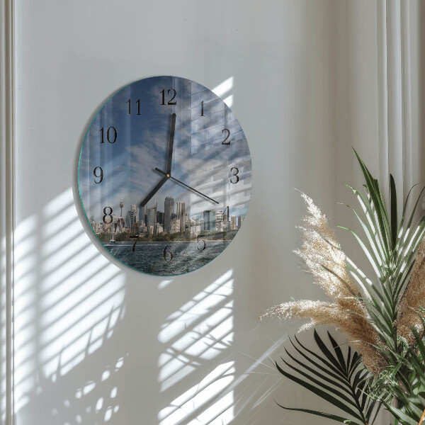 Reloj de pared redondo Ciudad
