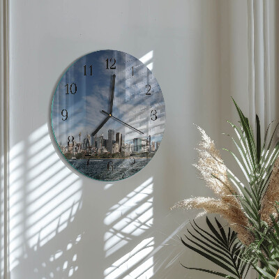 Reloj de pared redondo Ciudad