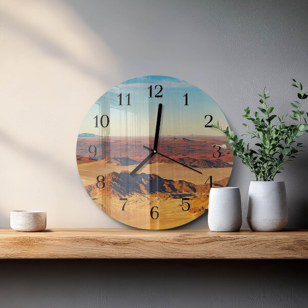 Reloj de pared redondo Desierto