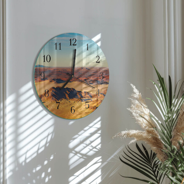 Reloj de pared redondo Desierto