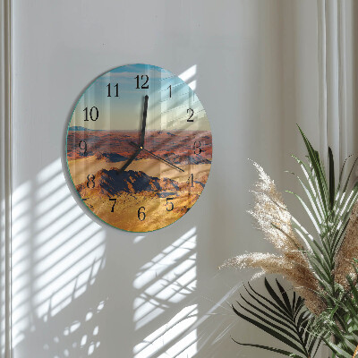 Reloj de pared redondo Desierto