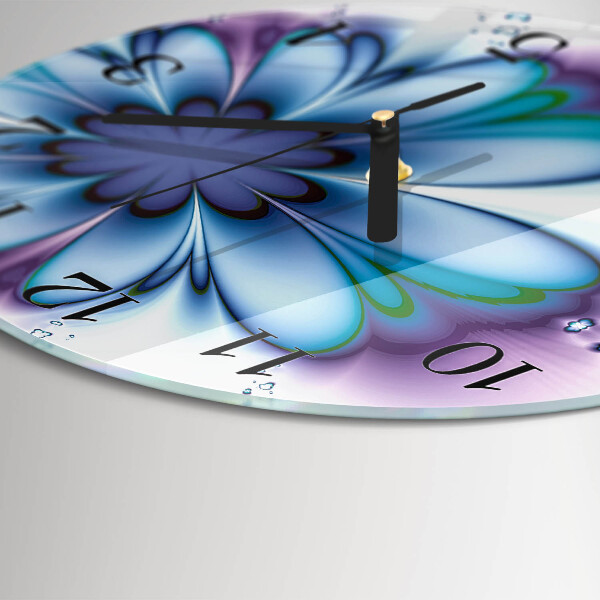 Reloj de pared redondo Flor