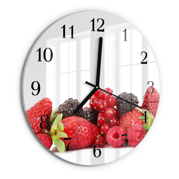 Reloj de pared redondo Fruta