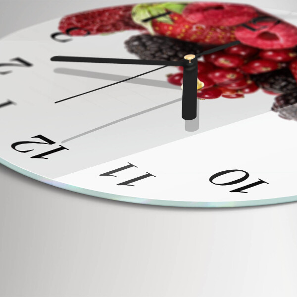 Reloj de pared redondo Fruta