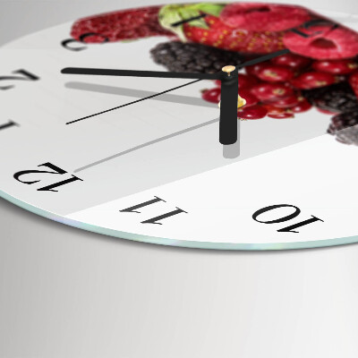 Reloj de pared redondo Fruta