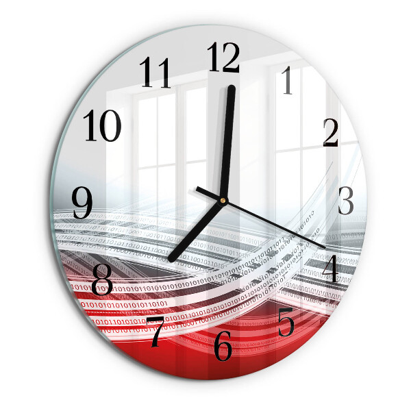 Reloj de pared redondo Abstracción