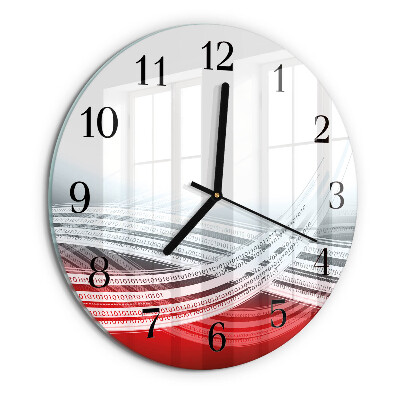 Reloj de pared redondo Abstracción