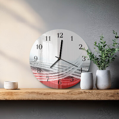 Reloj de pared redondo Abstracción