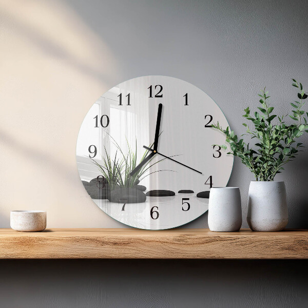 Reloj de pared redondo Piedras