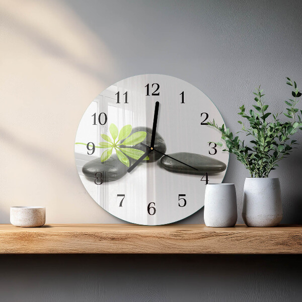Reloj de pared redondo Piedras