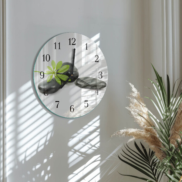 Reloj de pared redondo Piedras