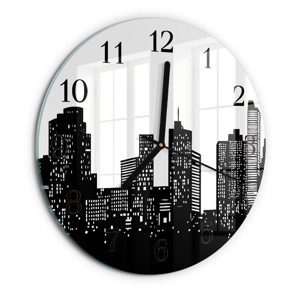 Reloj de pared redondo Edificios