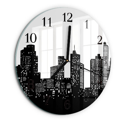 Reloj de pared redondo Edificios