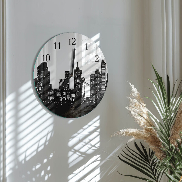 Reloj de pared redondo Edificios