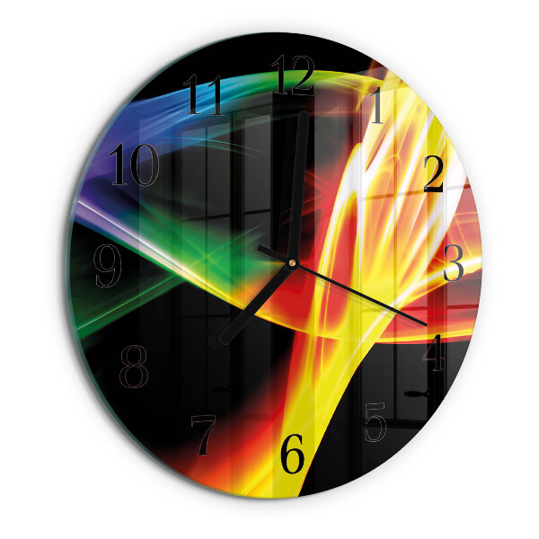 Reloj de pared redondo Abstracción