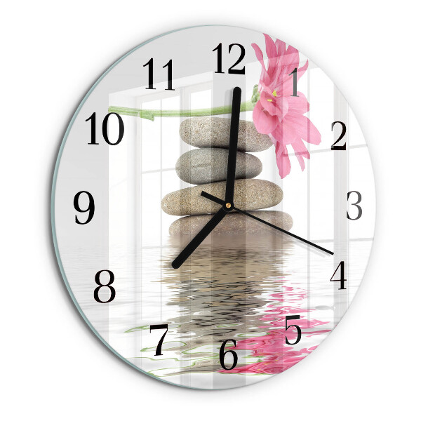 Reloj de pared redondo Piedras