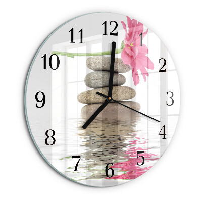 Reloj de pared redondo Piedras