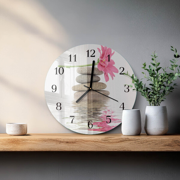 Reloj de pared redondo Piedras