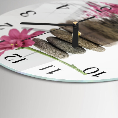 Reloj de pared redondo Piedras