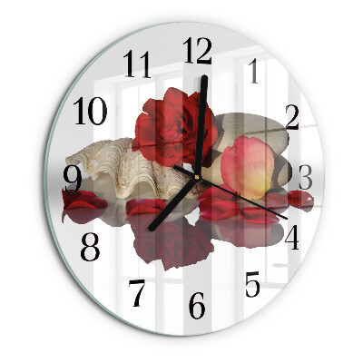 Reloj de pared redondo Rose Bowl