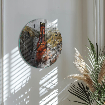 Reloj de pared redondo Cerveza