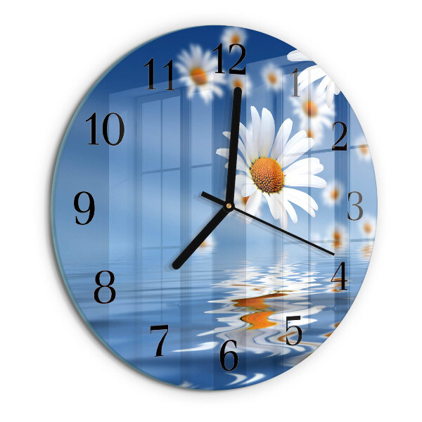 Reloj de pared redondo Flor