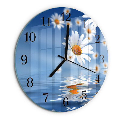 Reloj de pared redondo Flor