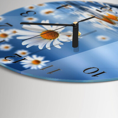 Reloj de pared redondo Flor