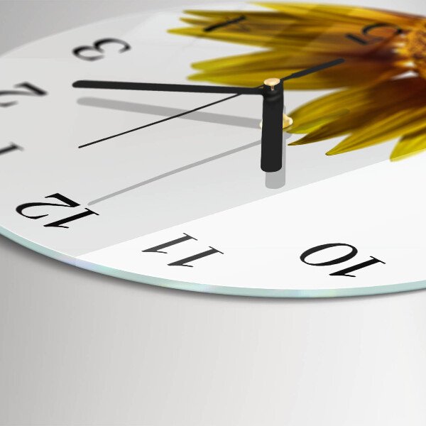 Reloj de pared redondo Flor