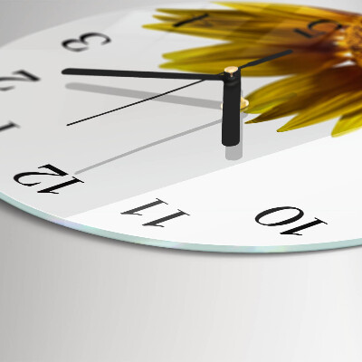 Reloj de pared redondo Flor