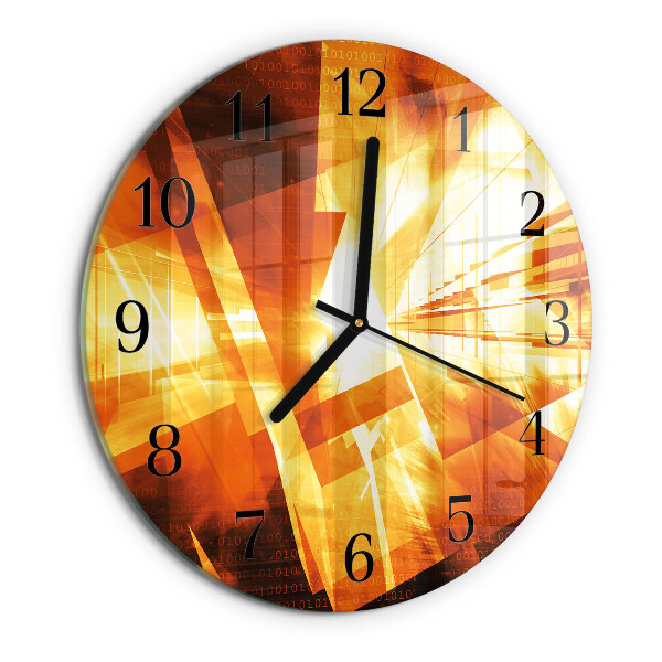 Reloj de pared redondo Abstracción
