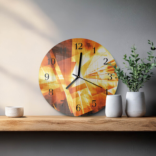 Reloj de pared redondo Abstracción