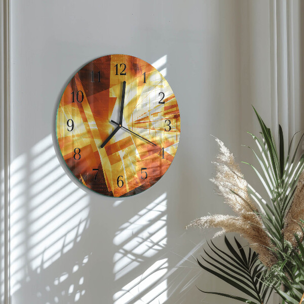 Reloj de pared redondo Abstracción