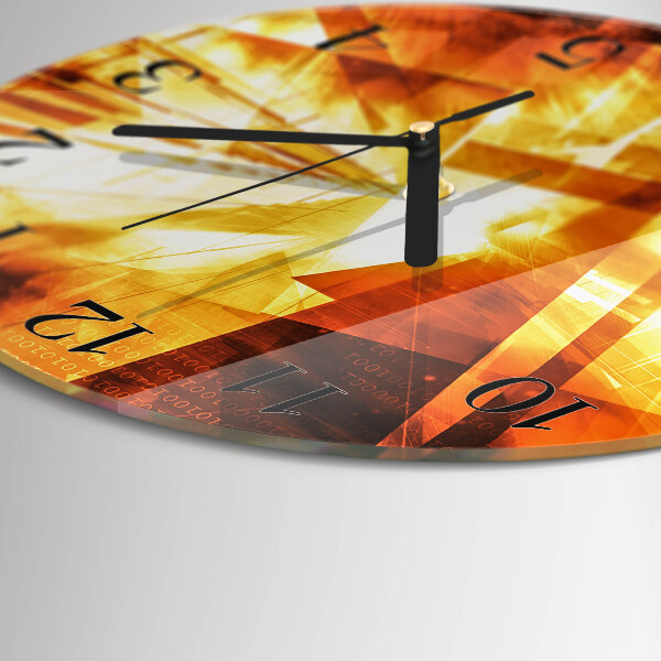 Reloj de pared redondo Abstracción