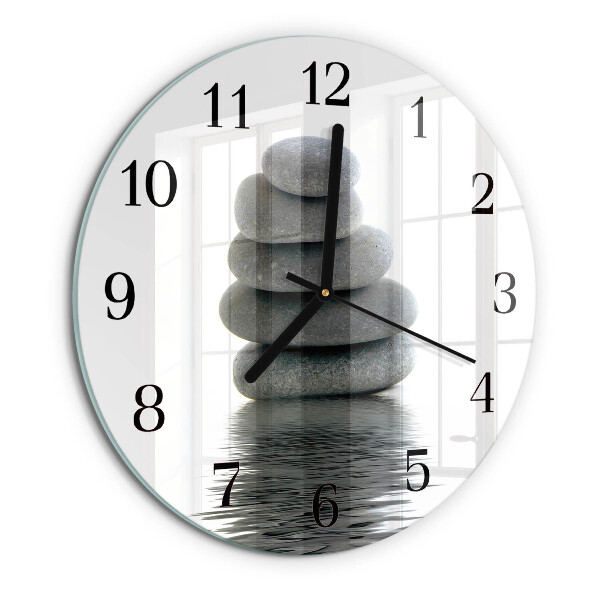 Reloj de pared redondo Piedras