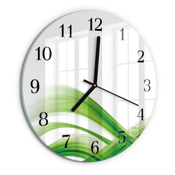 Reloj de pared redondo Onda abstracta