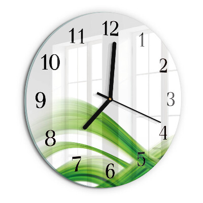 Reloj de pared redondo Onda abstracta