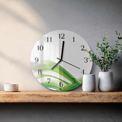 Reloj de pared redondo Onda abstracta