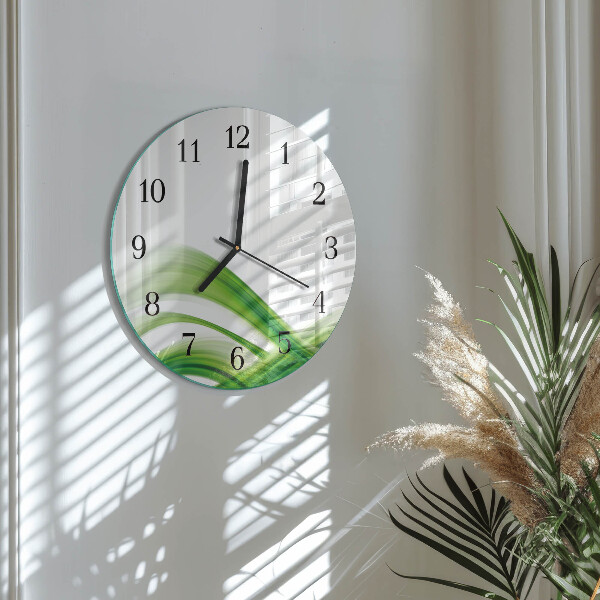 Reloj de pared redondo Onda abstracta