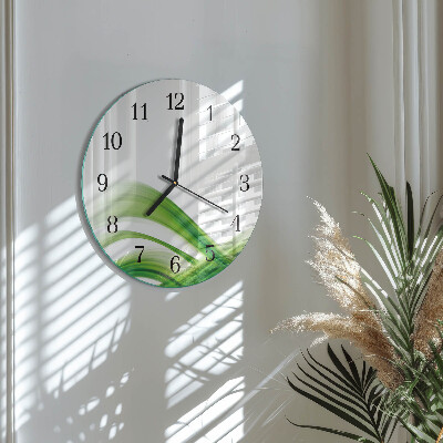 Reloj de pared redondo Onda abstracta