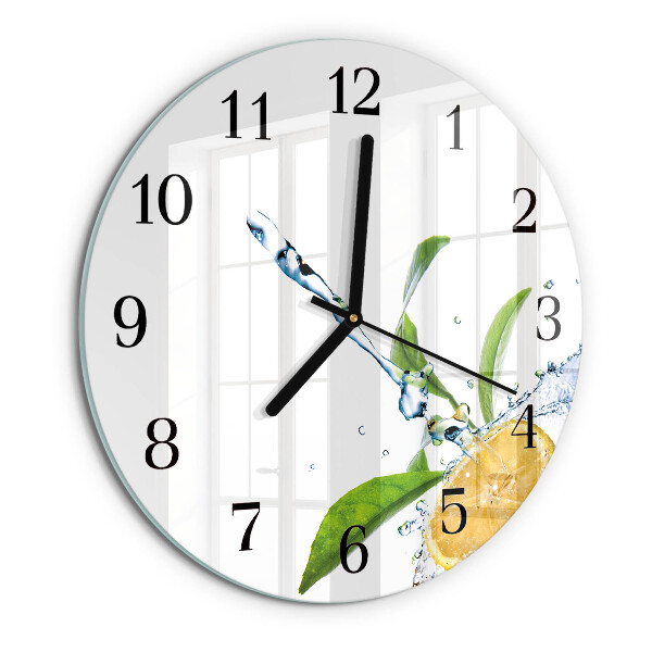 Reloj de pared redondo Cítrico