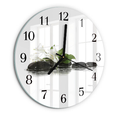 Reloj de pared redondo Piedras zen