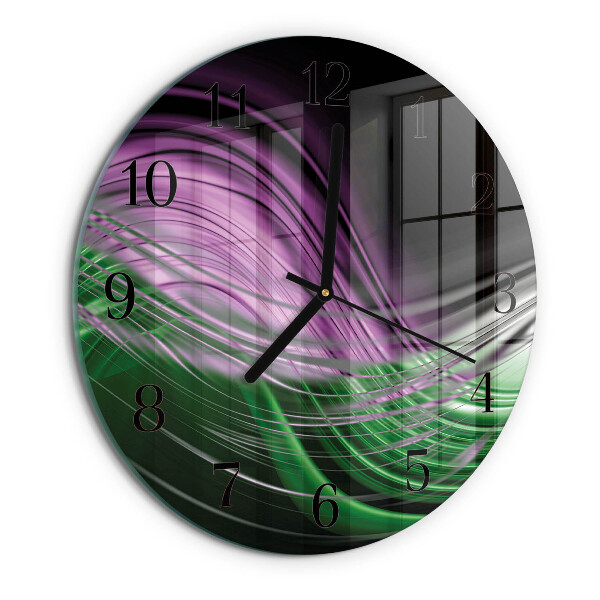 Reloj de pared redondo Arte abstracto