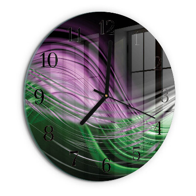 Reloj de pared redondo Arte abstracto